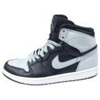ナイキ 【観賞用2009年製】 AIR JORDAN1 Rエアジョーダン1 レトロ ハイカットスニーカー シャドー ブラック/グレー US10/28cm 332550-001