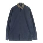 FENDI フェンディ ズッカ シルクカラー 長袖シャツ ブラック FS0751A4S6