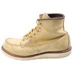 RED WING レッド ウイング 6INCH CLASSIC MOC TOE 現行タグ クラシック モックトゥ スエード レースアップブーツ ベージュ 8833