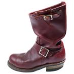 RED WING レッド ウイング 90S-00S ENGINEER BOOT 2バックル レザー エンジニアブーツ バーガンディ 8271