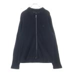 ショッピングstussy STUSSY ステューシー 23AW BIG THERMAL ZIP SHIRT クラウン刺繍 サーマル ジップアップ 長袖シャツ ブラック 1140317