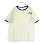 CHAMPION チャンピオン 60S VINTAGE ヴィンテージ ランタグ 染み込みプリント リンガー 半袖Tシャツ カットソー ホワイト