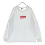 SUPREME シュプリーム 20AW Box Logo L/S Tee ボックスロゴ プリント クルーネック 長袖Tシャツ カットソー ホワイト
