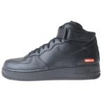 ショッピングエアフォース1 NIKE ナイキ ×SUPREME AIR FORCE 1 MID SP シュプリーム エアフォース1 ミッドカットスニーカー ブラック US9/27cm FZ8784-001
