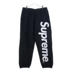 SUPREME Supreme 24AW Satin Applique Sweatpant атлас выше like тренировочный брюки черный 
