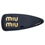 miumiu ミュウミュウ ロゴ バレッタ �