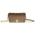 BURBERRY バーバリー TBロゴ チェーン ショルダーバッグ ベージュ レザー ゴールド金具