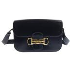 CELINE セリーヌ ホースビット ショルダーバッグ ブラック ゴールド金具 レザー