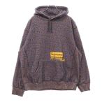 シュプリーム 21AW × ジュンヤワタナベ コムデギャルソン ロゴプリント フラワー プルオーバーパーカー スウェット