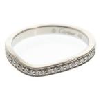 Cartier カルティエ バレリーナ ハーフエタニティリング ダイヤモンド Pt950 プラチナ 指輪 アクセサリー ジュエリー