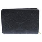 LOUIS VUITTON ルイヴィトン モノグラムアンプラント ポルトフォイユ・クレア コンパクトウォレット ブラック レザー RFID M80151