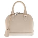 LOUIS VUITTON ルイヴィトン エピ アルマBB 2WAY レザーショルダーバッグ ハンドバッグ ホワイト M58706