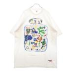 SUPREME シュプリーム 22AW ×Yohji Yamamoto Paint Tee ヨウジヤマモト ペイント プリント クルーネック 半袖Tシャツ ホワイト