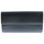 LOUIS VUITTON ルイヴィトン エピ ポルトフォイユサラ レザーロングウォレット 長財布 ブラック M63742