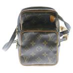 LOUIS VUITTON ルイヴィトン モノグラム ミニアマゾン ブラウン PVCレザー ショルダーバッグ M45238