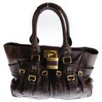 Chloe クロエ パディントン ハンドバッグ ブラウン ボルドー レザー ゴールド金具