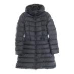 MONCLER モンクレール FLAMMETTE GIUBBOTTO フラメッテ フード付ロングダウンジャケット ブラック レディース E20934993105