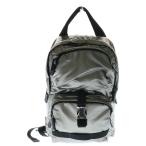 PRADA (プラダ) ショルダー バッグ ボディバッグ シルバー PVC 2VZ013