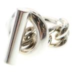 HERMES エルメス Croisette クロワゼット チェーン リング 指輪 シルバー 7号