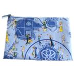 ショッピングHERMES HERMES エルメス シルキーポケット ポーチ ケース ブルー系 シルバー金具 Y刻印