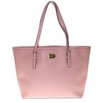 MICHAEL KORS マイケルコース トートバッグ ハンドバッグ レザー ピンク ゴールド金具