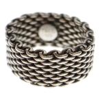 TIFFANY &amp; Co. ティファニー サマセットメッシュリング 指輪 シルバー