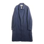 ショッピングBURBERRY BURBERRY LONDON バーバリーロンドン 裏地ノバチェック総柄 コットン ステンカラー ロング コート ネイビー