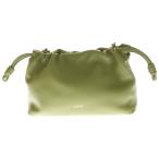 ショッピングLOEWE LOEWE ロエベ フラメンコパース ミディアム 2WAYショルダーバッグ ハンドバッグ カーキ レザー ゴールド金具