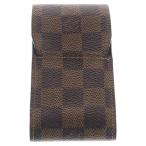 ショッピングルイヴィトン LOUIS VUITTON ルイヴィトン ダミエ シガレットケース PVC ブラウン N63024