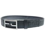 FENDI (フェンディ) ズッカ柄 ベルト ブラック