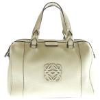 ショッピングロエベ LOEWE ロエベ フスタ25 2WAYミニボストンバッグ ショルダーバッグ ハンドバッグ アイボリー レザー ゴールド金具
