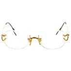 Cartier カルティエ リムレス 眼鏡 ゴールド GP