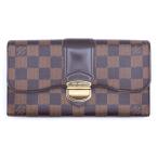 LOUIS VUITTON ルイヴィトン ダミエ ポルトフォイユ システィナ 長財布 ブラウン PVCレザー N61747