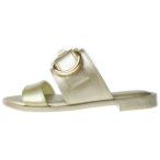 Salvatore Ferragamo サルヴァトーレ フェラガモ TARYN タリン ガンチーニ スライドサンダル ゴールド レディース 0726358