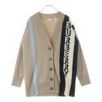 BURBERRY バーバリー ロゴ カーディガン ブラウン XS 8039184