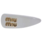 miumiu ミュウミュウ ロゴ ヘアバレッ