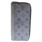 LOUIS VUITTON ルイヴィトン モノグラム タイガラマ ジッピーウォレット ヴェルティカル グレー PVCレザー RFID M30841