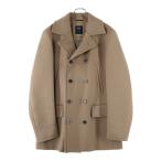 BOSS Boss шерсть двойной breast бушлат Brown 10184285