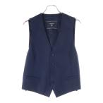 PRADA プラダ 22AW バージンウール 4B ジレ ベスト ネイビー UGL37