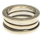 BVLGARI ブルガリ B.Zero1 ビーゼロワン リング 2バンド Au750 K18 WG ホワイトゴールド 指輪