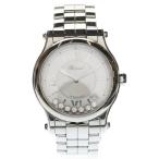 CHOPARD ショパール ハッピースポーツ 36 オートマティック 6Pダイヤ 白文字盤 AT 自動巻き 腕時計 シルバー/ホワイト 278559-302