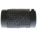 BVLGARI ブルガリ ロゴマニア ドラムバッグ ハンドバッグ ブラック キャンバス×レザー