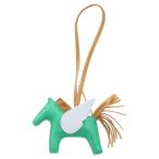 HERMES エルメス ロデオペガサスチャームPM ミント×セサミ×ブルーブリュム アニョーミロ×ヴォースイフト Z刻印