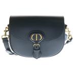 Christian Dior クリスチャンディオール BOBBY ボビー ミディアム ブラック カーフスキン ショルダーバッグ ゴールド金具