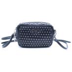 ショッピングPRADA PRADA プラダ スタッズ ロゴ ショルダーバッグ ブラック レザー 1N1674 1N1674