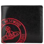 Vivienne Westwood ヴィヴィアンウエストウッド 財布 メンズ 二つ折り 51010016 40531 KENT MAN WALLET WITH COIN POCKET N406 ブラック