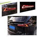 レクサス NX テールライト カーボン デカール　4ｐ