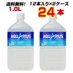 アクエリアス 1.0L PET   24本(12本×2ケース) まとめ買い 1リットル 熱中症対策 水分補給 送料無料 コカコーラ社直送 まとめ買い