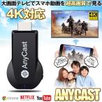 4K Anycast ドングルレシーバー モード切替え不要 簡単接続 大画面 4K高画質動画転送 ミラーキャストレシーバー ワイヤレス 無線 HDMIアダプター ANYGOLD