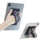 TFY 花柄パッド入りハンドストラップ固定テープ 粘着パッチ DIY 取り外し可能な